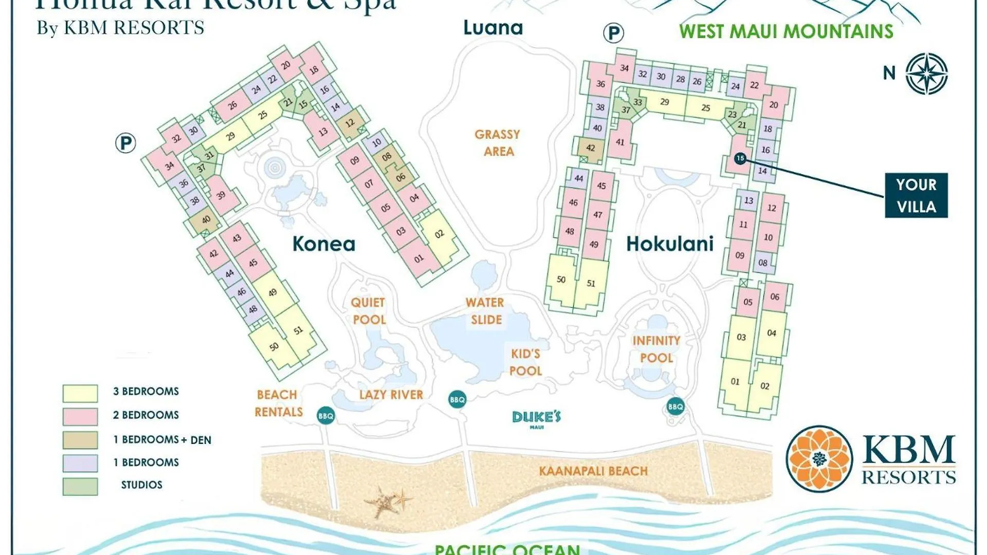 Kbm Resorts Spacious 3-Bedroom Honua Kai Collection Multi Unit Listing Same Floor Ocean Views 2 Free Rental Cars Hkh-51524 Каанапали